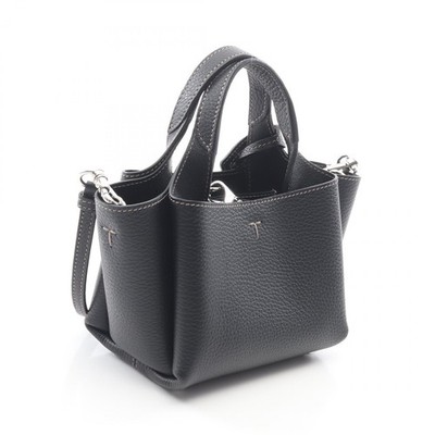 ⬛極美品⬛TOD'S ソーホー ショルダーバッグ キャンバス×レザー TOD'S Timeless Micro Shoulder Crossbody Handbag XBWAPAFL000QRIB999