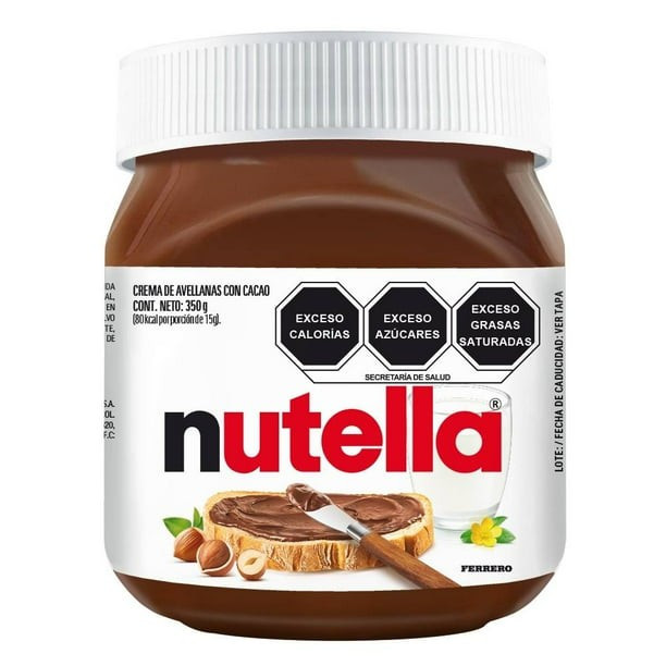 Crema De Avellanas Nutella con Cacao 350 g