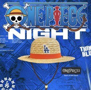 Dodgers Straw Hat One Piece | eBay