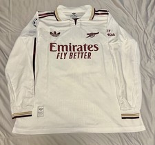 Camiseta Arsenal Home Réplica Champions League Manga Larga Nueva Talla Mediana