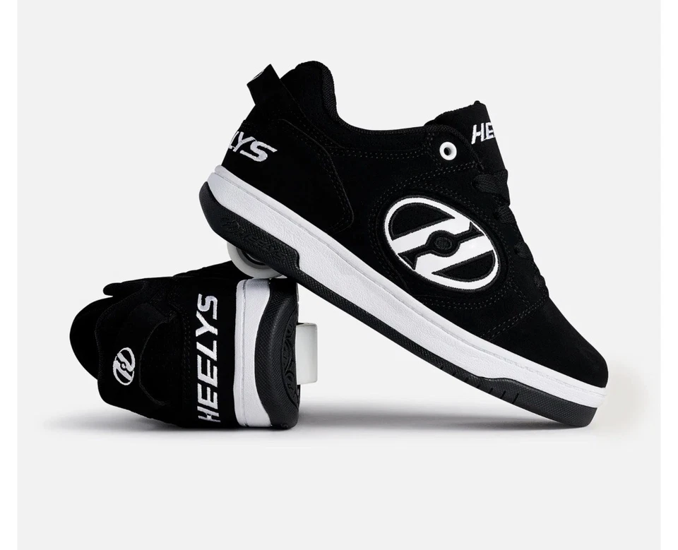 Heelys Voyager HE100713H Wheeled Shoes Black/White Adult UK Size 12 NEW - Image 4 of 4