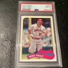 2024 Topps Series 1 Mike Trout 1989 Topps Baseball #89B-70 PSA 8 Low Pop 10 Card
