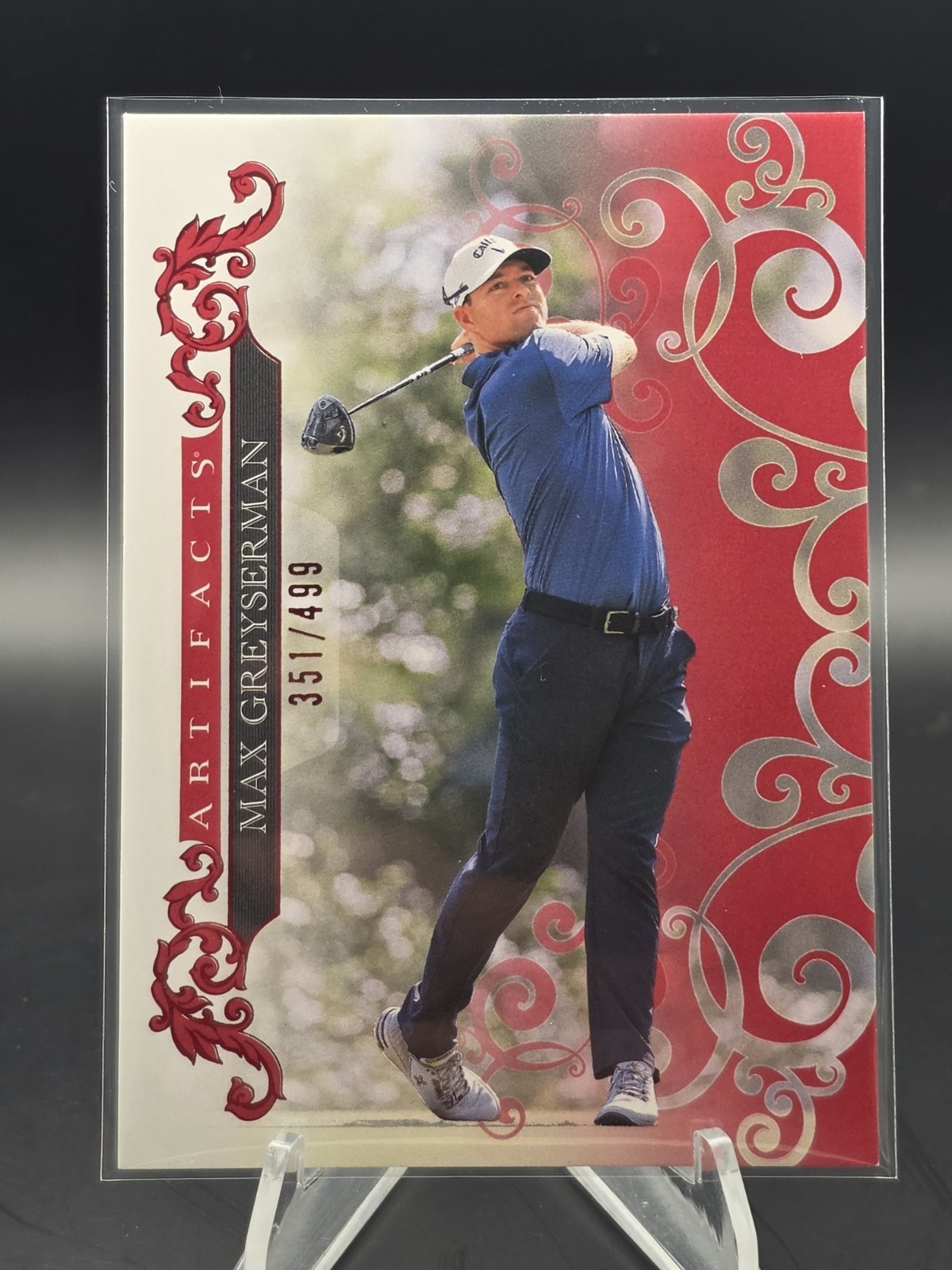 2026 Upper Deck Artifacts Golf- Max Greyserman Red /499 #27