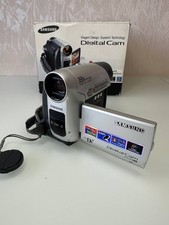 Samsung VP-D361 MiniDV Camcorder 33x Optical Zoom Digital 1200x Bundle Box Teste