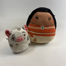 2 Disney Kelly Toy Squishmallows MOANA  PUA The Pig 14"  5" Character Plush