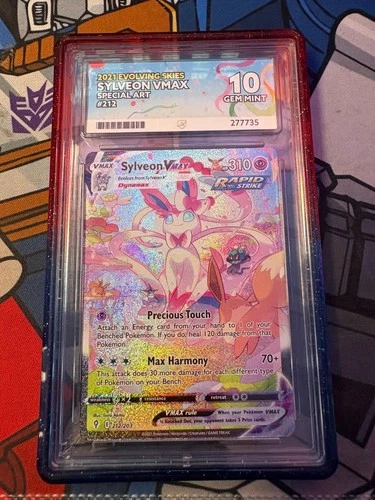 Pokémon Sylveon VMAX 212/203 Evolving Skies ACE Grading Gem Mint 10