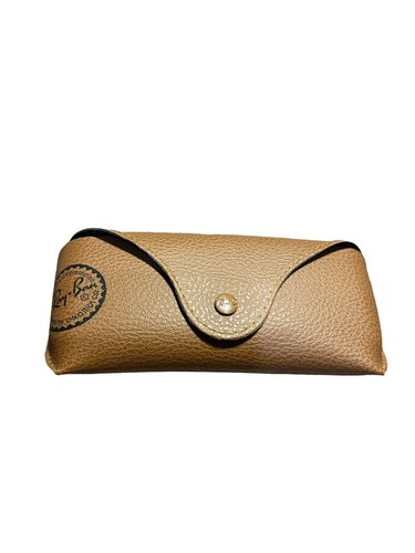 RAY BAN SUNGLASSES BY LUXOTTICA BROWN CASE ONLY EXCELLENT CONDITION