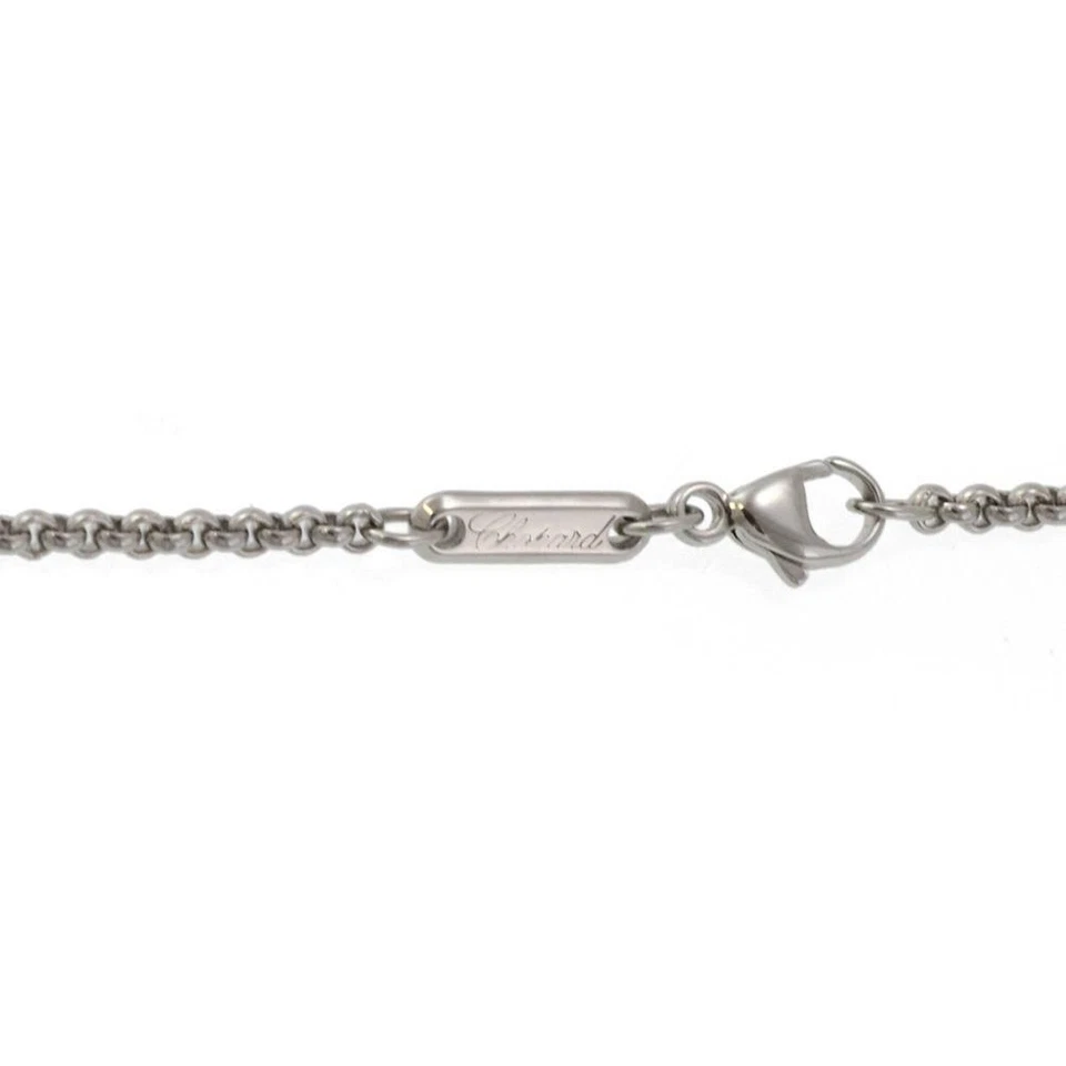 Chopard Happy Diamond 18k White Gold Heart Charm Chain Bracelet W/Certificate - Image 4 of 4