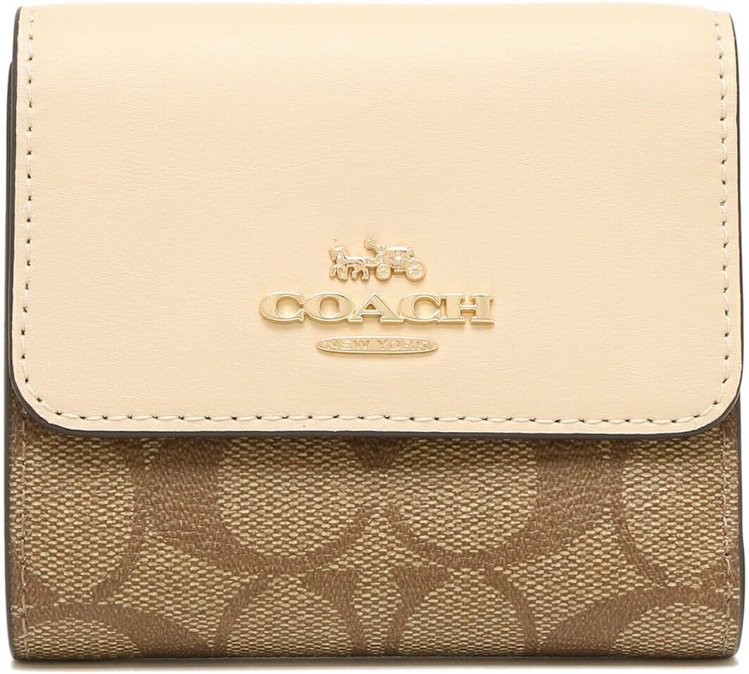 Coach] Outlet SIGNATURE SMALL TRIFOLD WALLET CE930 IMV1X