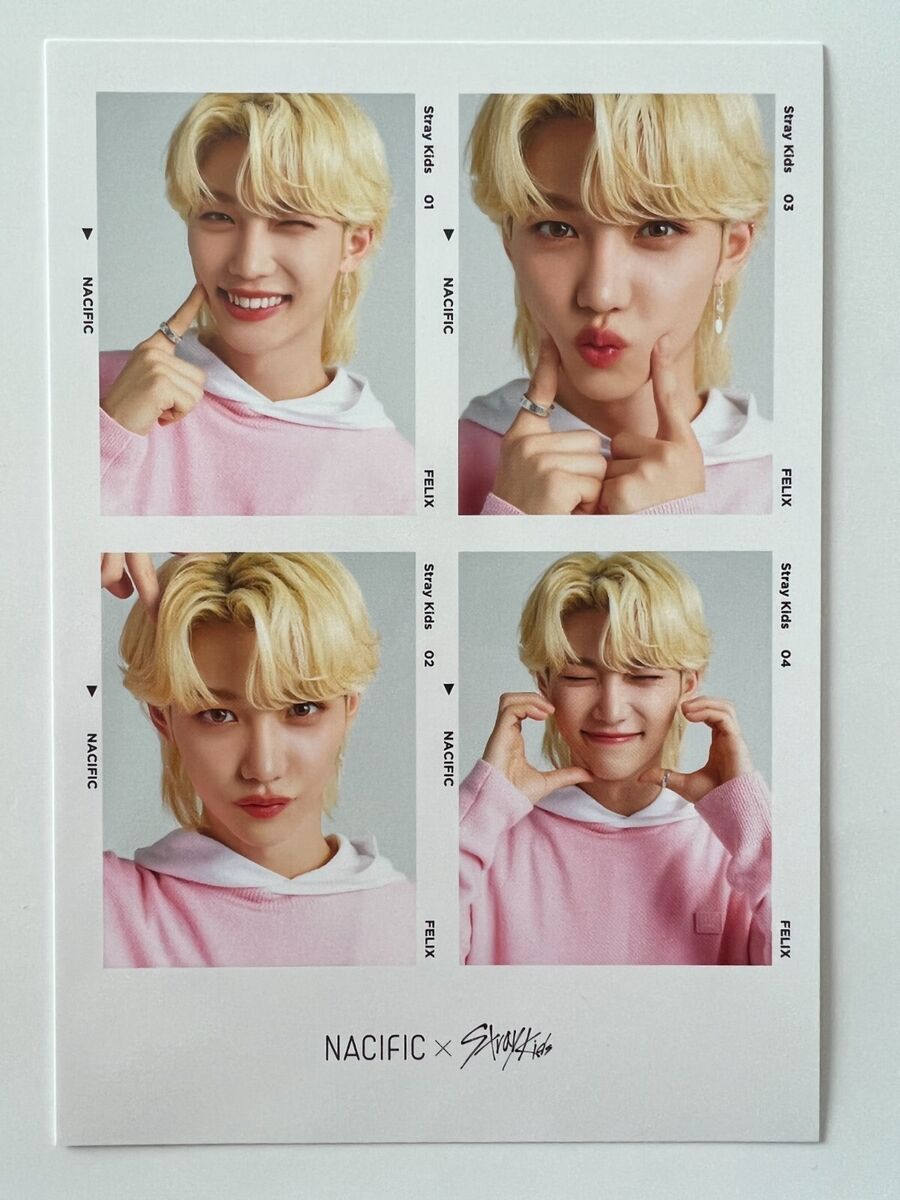 Stray Kids - NACIFIC StrayKids フィリックス フォトカード 4ショット Stray Kids Official NACIFIC Round 8 Event 4 Cut Photobooth