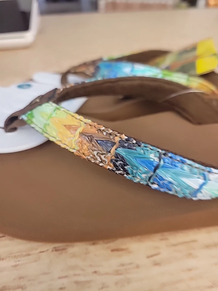 COBIAN FIESTA CHANCLAS FLACAS REBOTE MOCHA MUJER TALLA 6- NUEVAS Foto 2 de 4