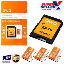 Micro SD Card Memory 128GB 256GB 512GB PRO Extreme A1 U3 Class 10 -FAST USA SHIP