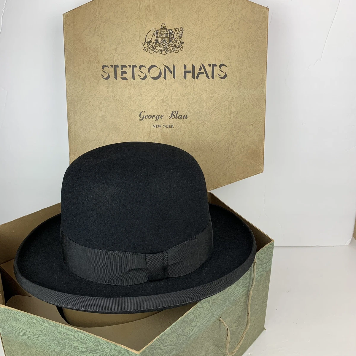 Vintage Royal De Luxe Stetson St. Regis Hat Fedora Homburg Sz 7