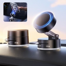 Vacuum Strong Magnetic Phone Holder Suction Cup Car Stand Foldable Car Mount