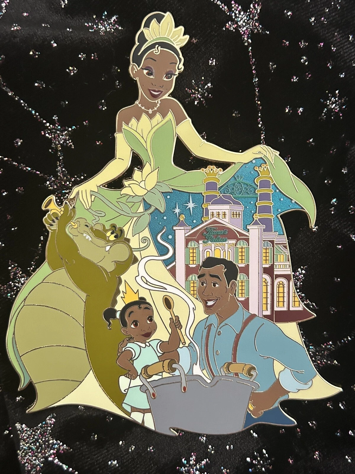 LE 400 WDI Tiana Dress Collage Princess and th Frog MOG D23 Expo Disney Pin 2024