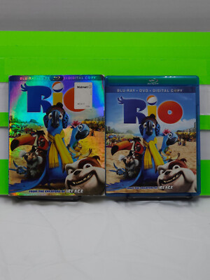 RIO FROM THE CREATORS OF ICE AGE WITH SLIPCOVER 3-DISC EDITION DVD & BLU RAY