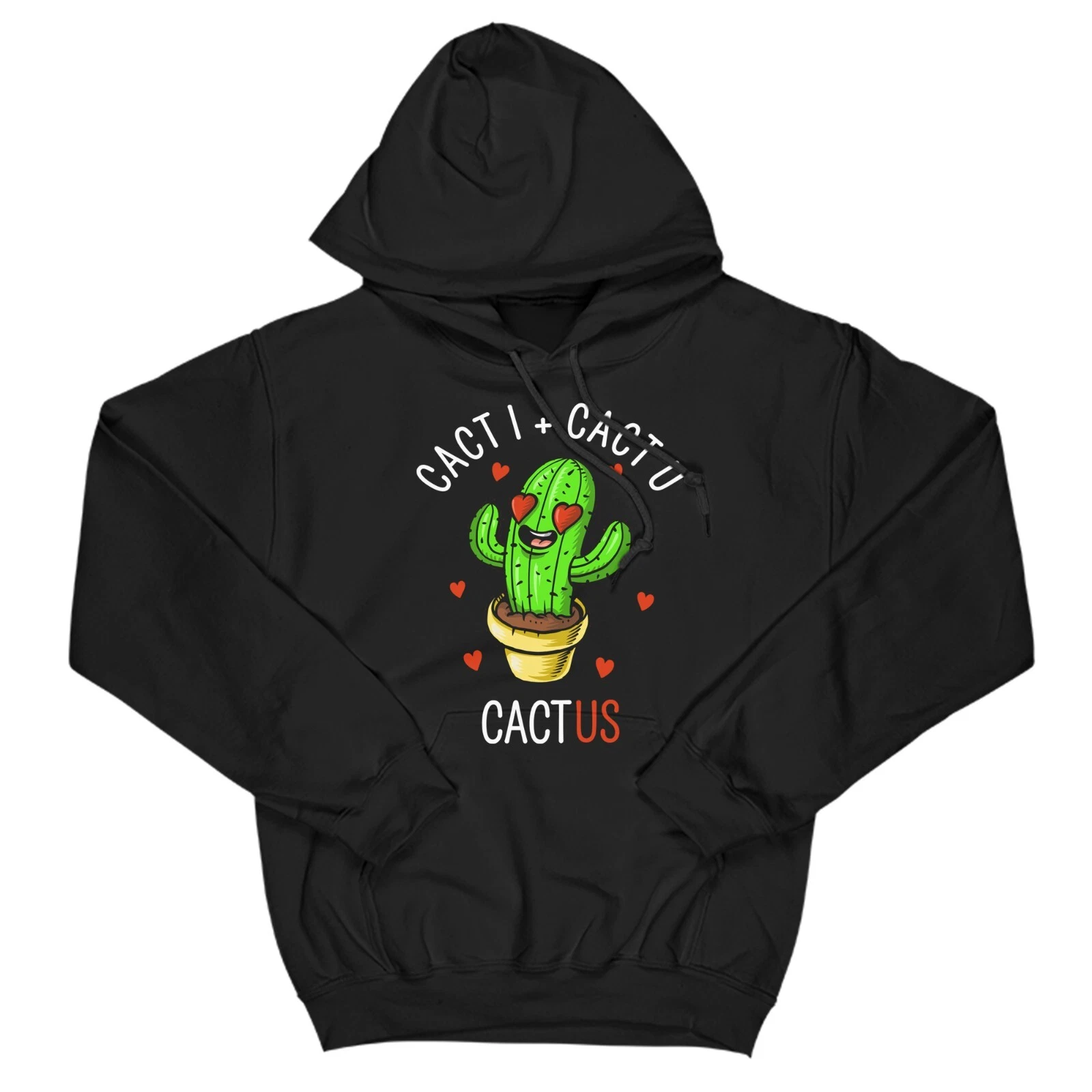 Felpa con cappuccio Cact U I Us Carine coppie regalo anniversario di San Valentino per lui ragazza