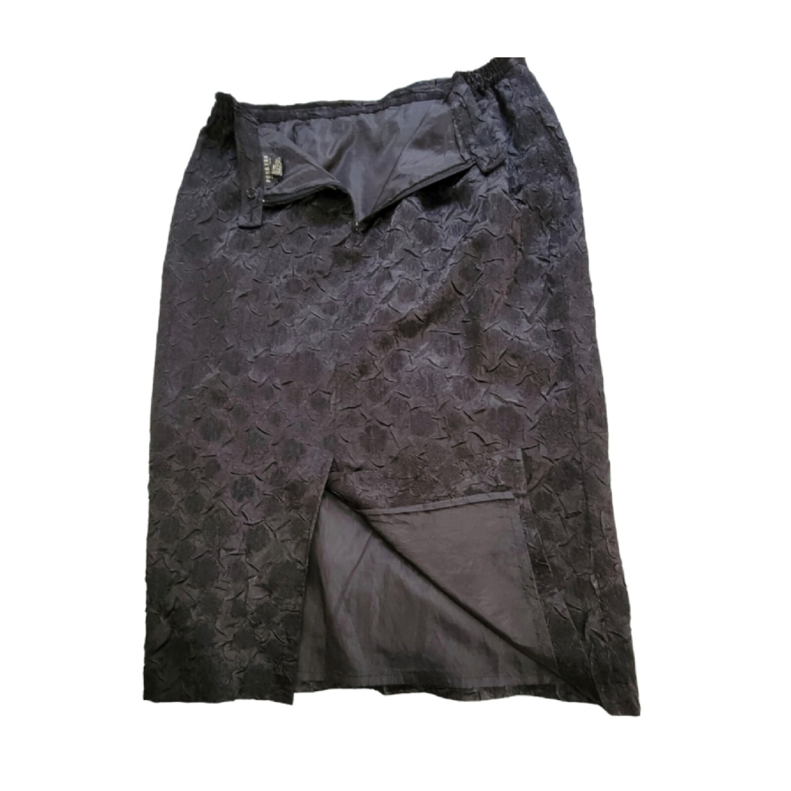 Peerless Collection Women's Black  Split Long Ski… - image 4