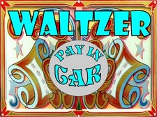 Waltzer Vintage Style Metal Sign Kitchen  Vintage Fairground Sign