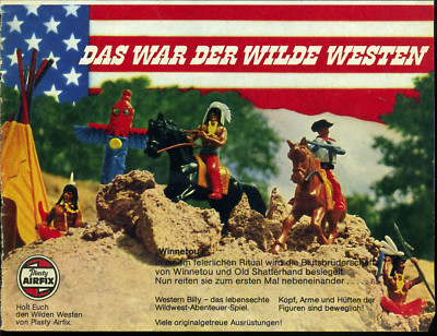 Airfix -- Plasty -- That Was the Wild West -- Winnetou -- 1976 Advertising