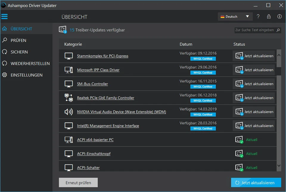 Ashampoo Driver Updater 3 PC, 1 Jahr, Windows 11,10,8,7, Download - Bild 2 von 3