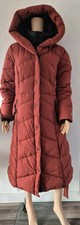 Next Elements Rust Orange Belted Padded Thermal Coat ,hoodedsize Uk 16 Rrp£140