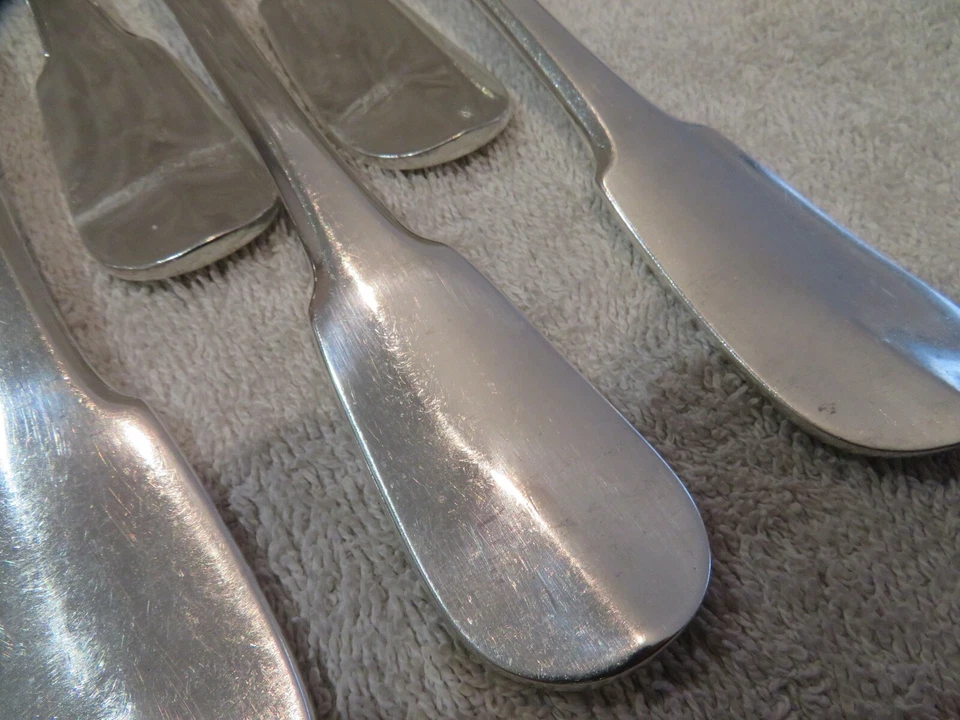 8 tenedores de cena franceses chapados en plata Christofle Cluny 20,7 cm vintage 2000 Foto 3 de 4