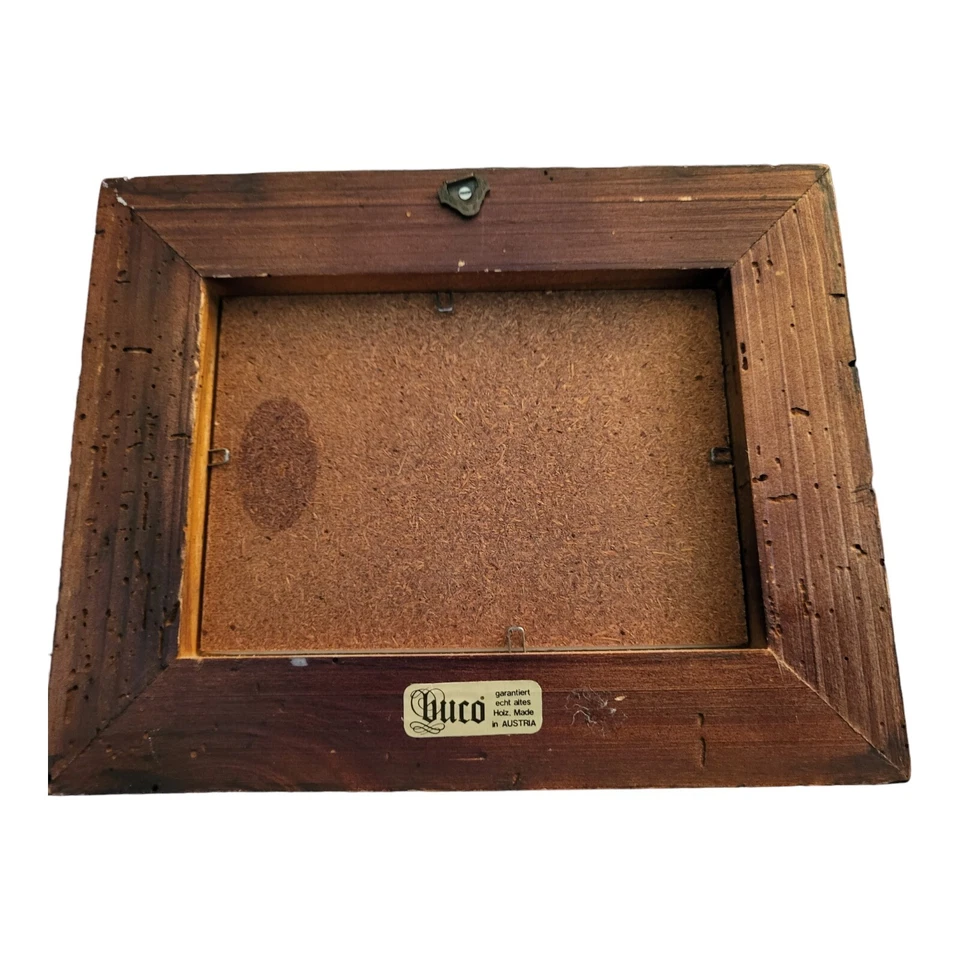 Shephredess And Flock By Jean F. Millet Print In Buco Frame 8.5'×7" Mini *READ* - Image 4 of 4