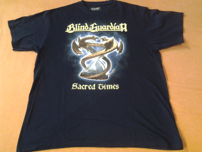 BLIND GUARDIAN SHIRT GR.L 2011 EMP VINTAGE TOUR SHIRT Iced Eart Gamma Ray Metal 