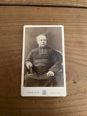 old photo CDV N836 churchman stone small