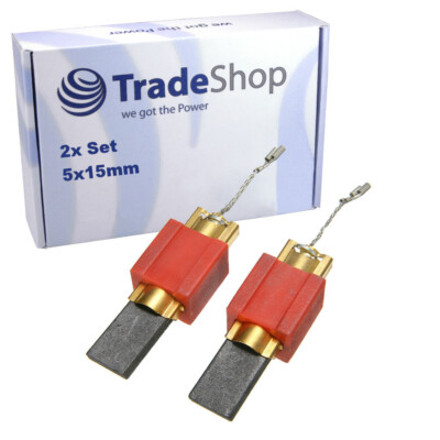 2x Kohlebürsten für Miele Wt 946i Wt 946is Wt 946s Wda 100 Wda 101 Wda 110
