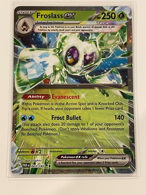 froslass ex pokemon card value Froslass ex 003/182 S&V Paradox Rift Double Rare Tera Holo Pokémon TCG 2023  NM
