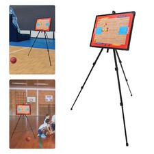 Portable Tactical Display Board Basketball Coaching Board Triangle Bracket Stand