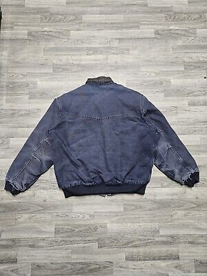 Vintage 90s Carhartt J14 MDT Faded Blue Santa Fe Canvas Vintage 90s Carhartt J14 MDT Faded Blue Santa Fe Canvas