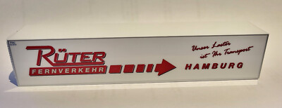 herpa Kühlkofferaufbau ''Rüter Fernverkehr, Hamburg''
