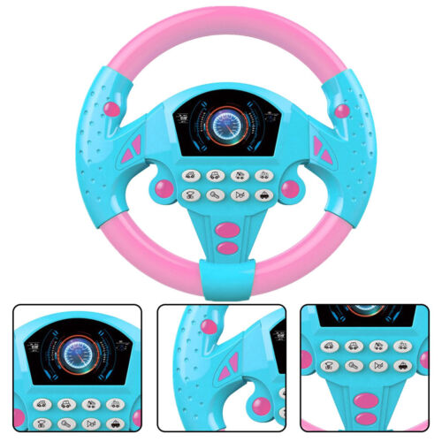 Driving Car Copilot Steering Wheel Eletric Baby Toys With Sound Kids Musical Toy