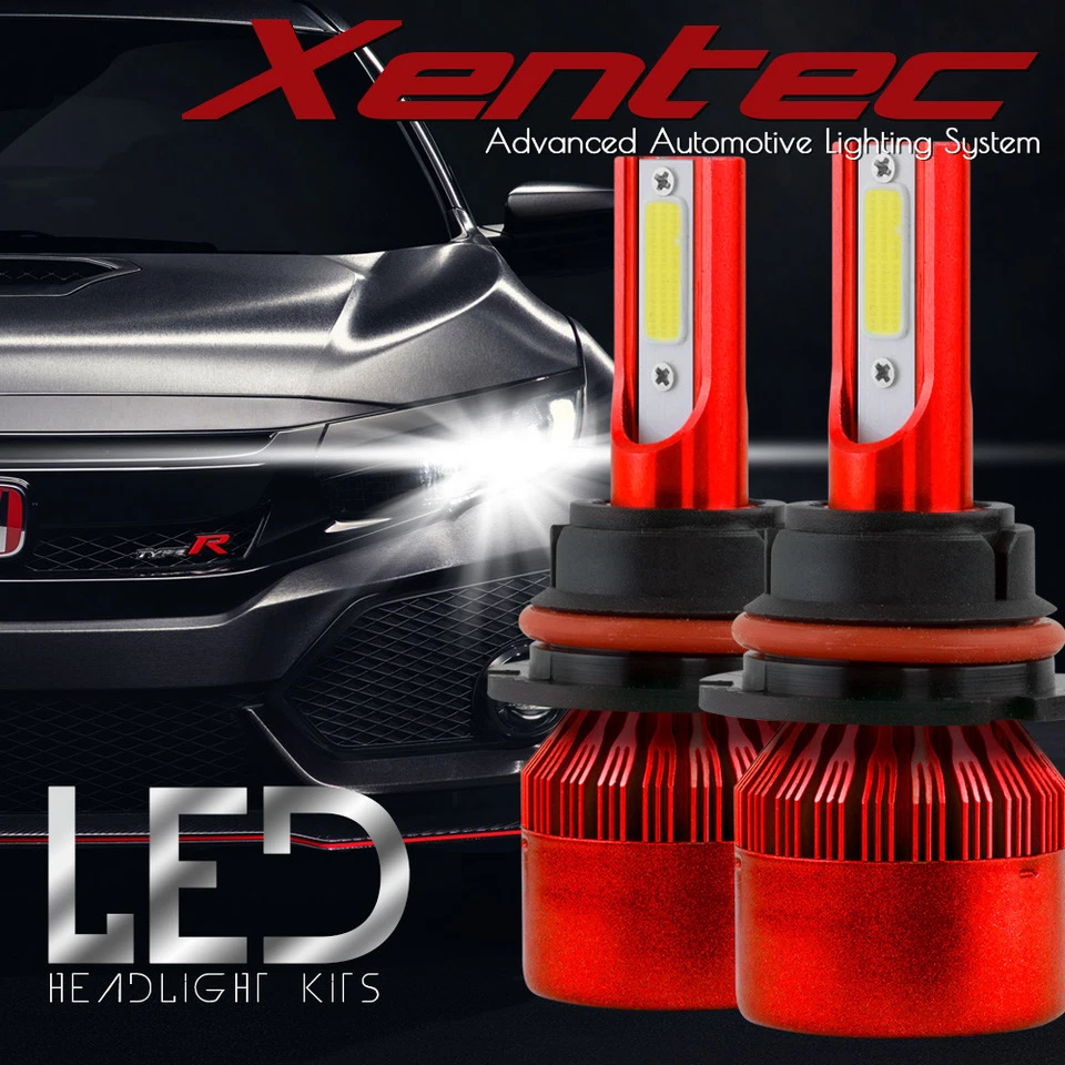 Комплект светодиодных фар 9007 HB5 6000K Hi/Lo для Ford F-150 1992-2003 F-250 1992-1999 - Изображение 2 из 4