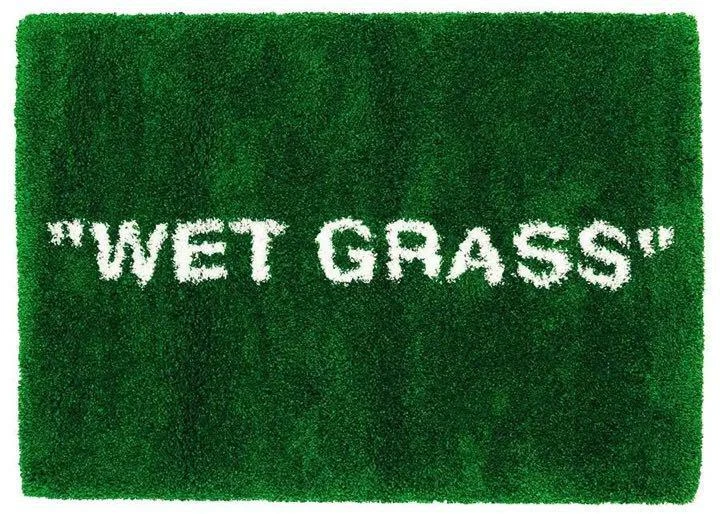 IKEA X VIRGIL ABLOH OFF WHITE “WET GRASS” RUG for Sale in