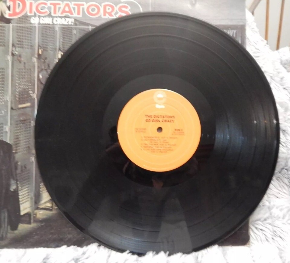 The Dictators Go Girl Crazy original issue vinyl record album LP