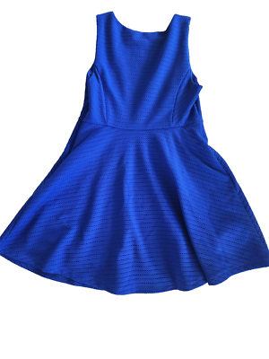 Womens Forever 21 Royal Blue Flare Dress Size M | eBay