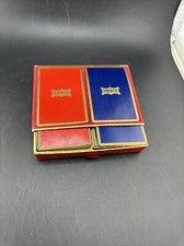 Vintage Frisco Railroad Congress Playing Cards 2 Decks Cel-U-Tone Blue.