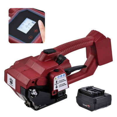 #ad #ad Electric Strapping Machine with 4500N Tension LCD 4000mAh for 1 2–5 8quot; PET PP $429.95