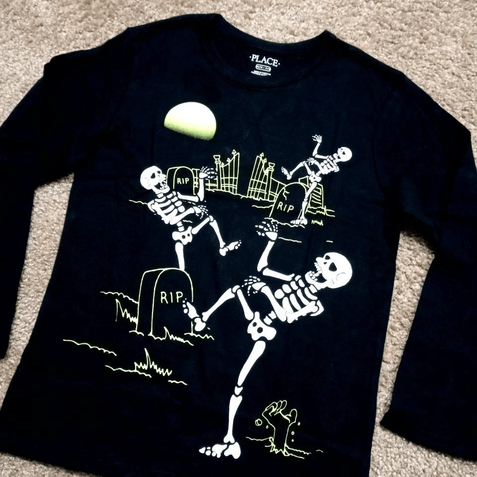 Boys long clearance sleeve black top