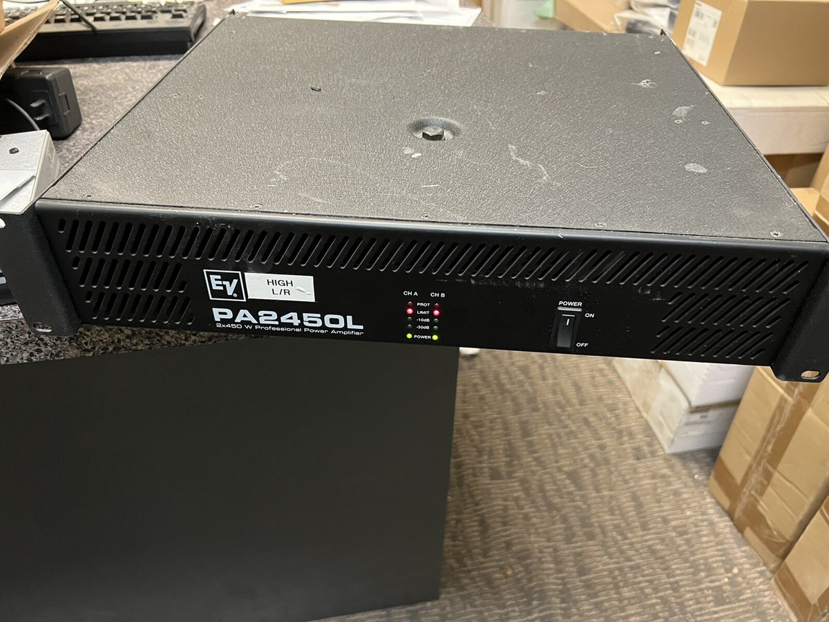 EV PA2450L 2x450 W PROFESSIONAL AMPLIFIER | eBay