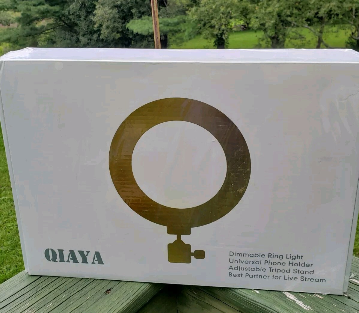 Dimmable Ring Light with Tripod Stand & Phone Holder  NEW SEALED Selfie Vlogging-image