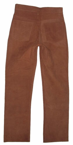 Mint Leather Jeans/Nubuk- Leather Pants 