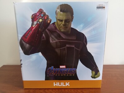 Iron Studios Marvel Avengers Endgame Hulk Deluxe 1/10 Scale Statue
