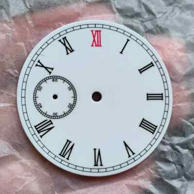 38.9mm Watch Dial Wristwatch Plate 9 o'clock  for ST3600 or ETA6497 Movements
