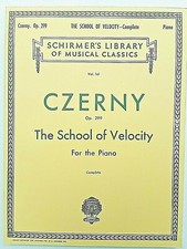 Czerny "The School of Velocity", Complete, Opus 299 for piano; Schirmer Vol. 161