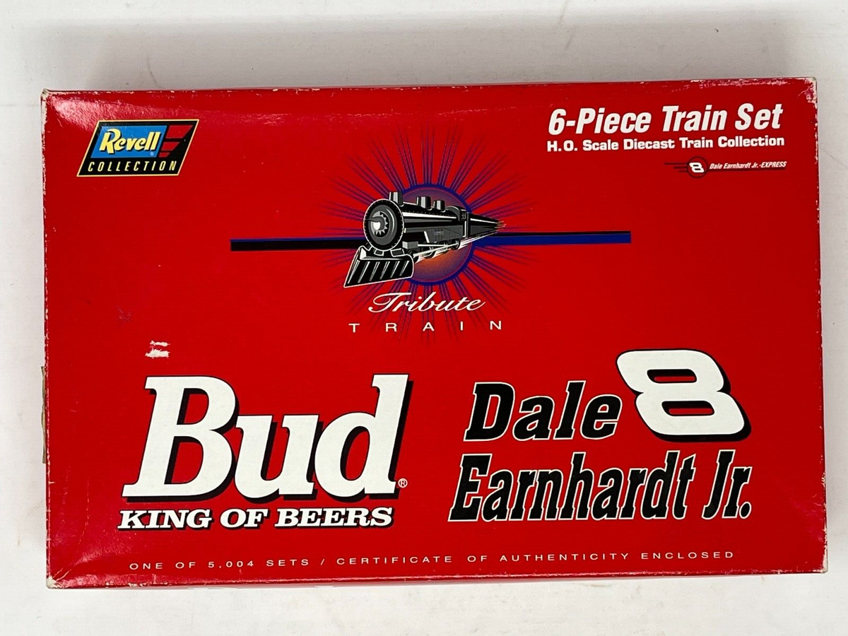 Bud King Of Beers Dale Earnhardt Jr 8 Budweiser Train 6 Piece Set